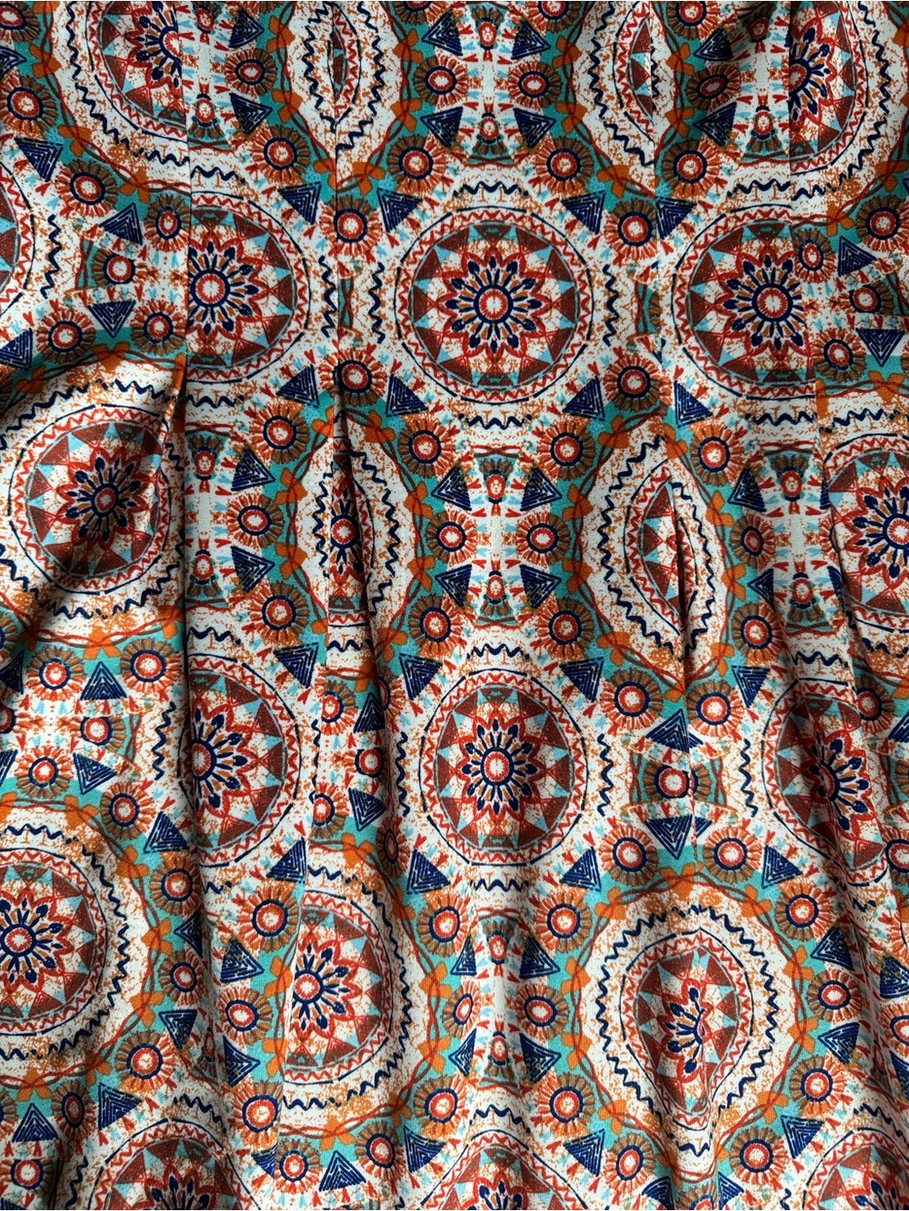 Julian Taylor Sleeveless Medallion Print Fit-and-Flare Dress - Multicolor Sz 12 - Picture 3 of 14